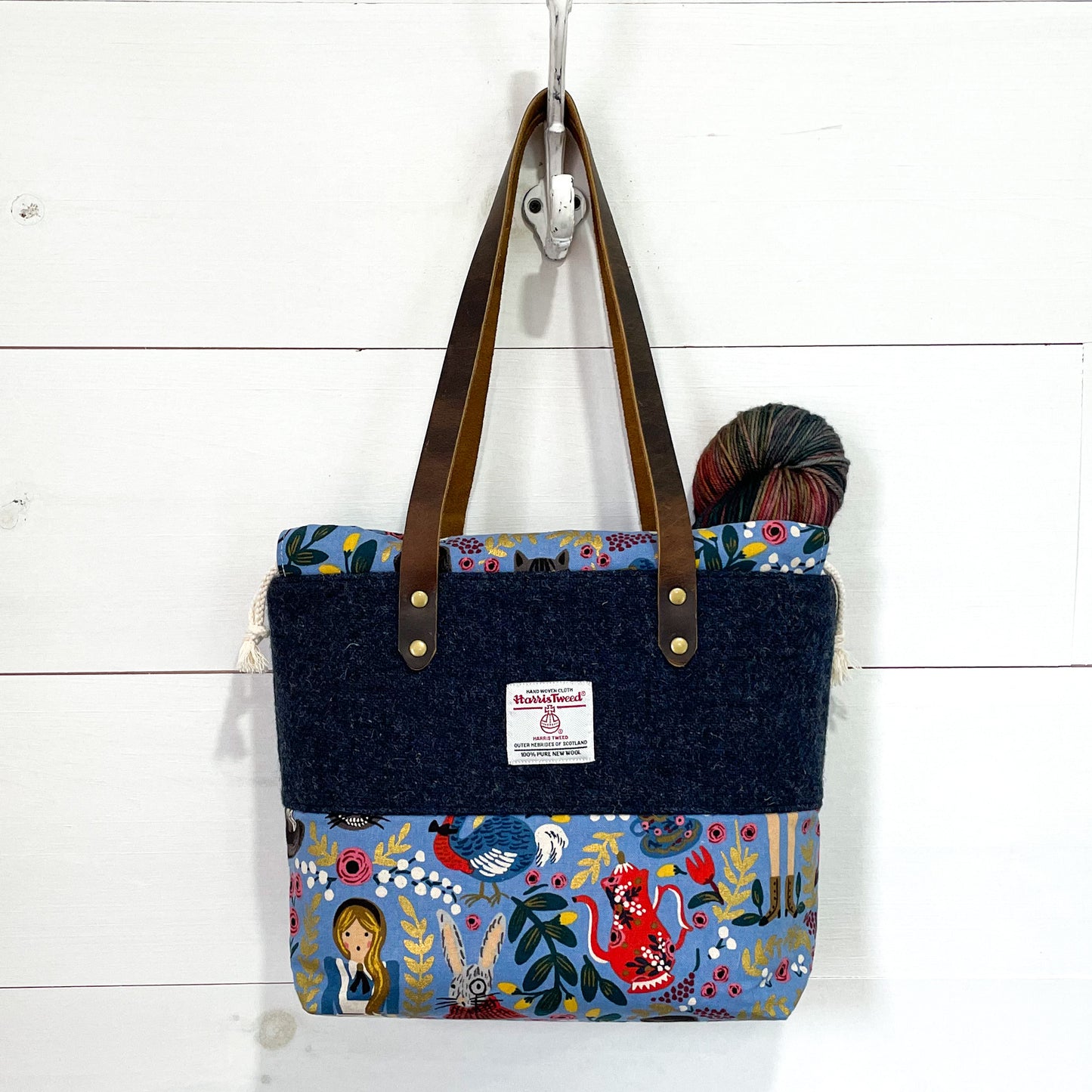 Alice in Wonderland/Navy Blue - READY TO SHIP