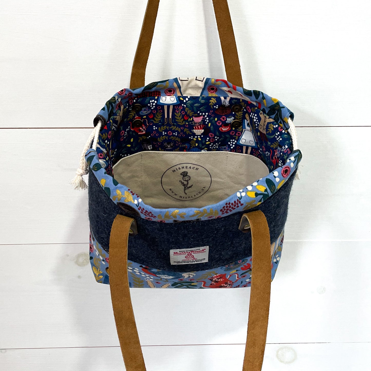 Alice in Wonderland/Navy Blue - READY TO SHIP