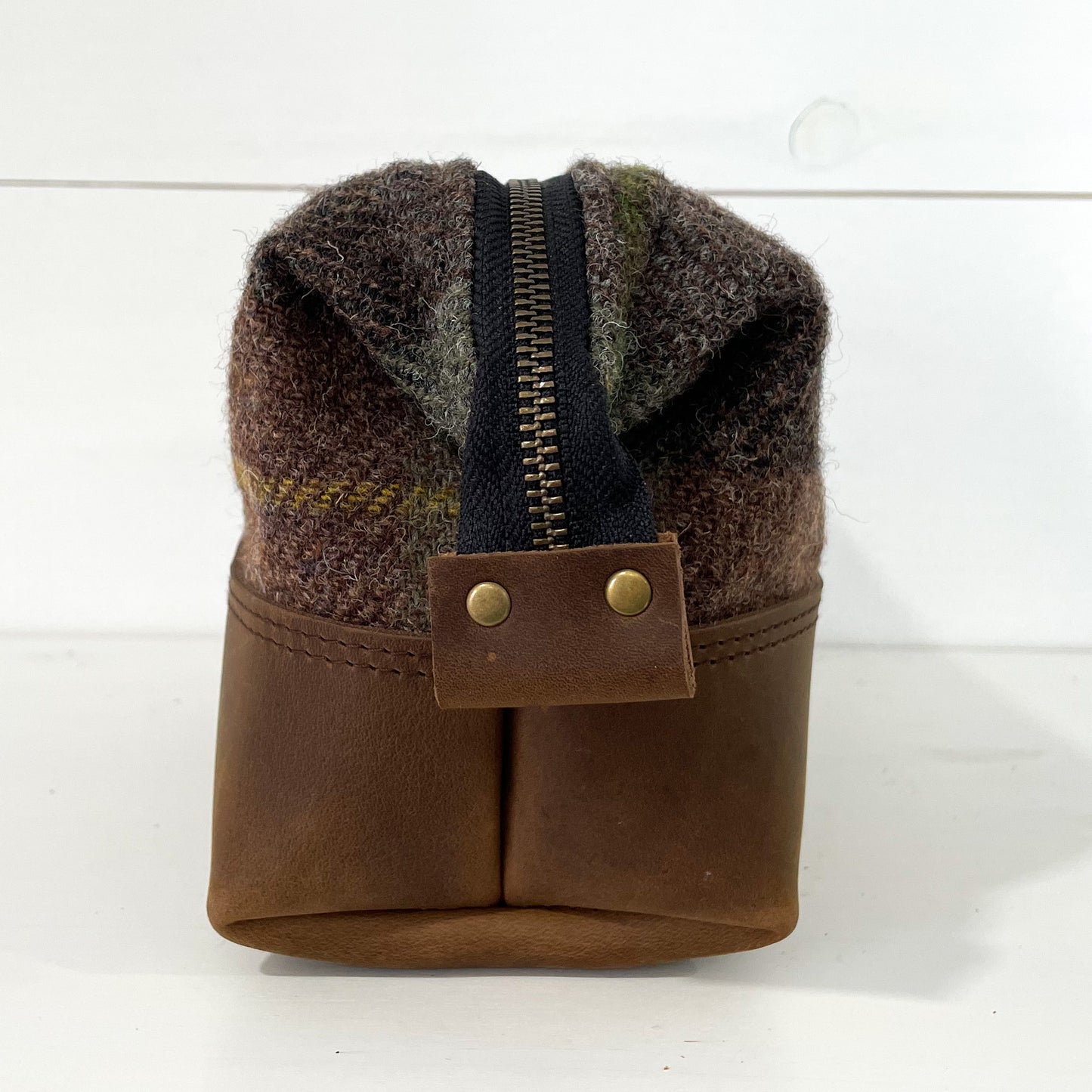 Harris Tweed® Gael Bag - Green/Brown Check - READY TO SHIP