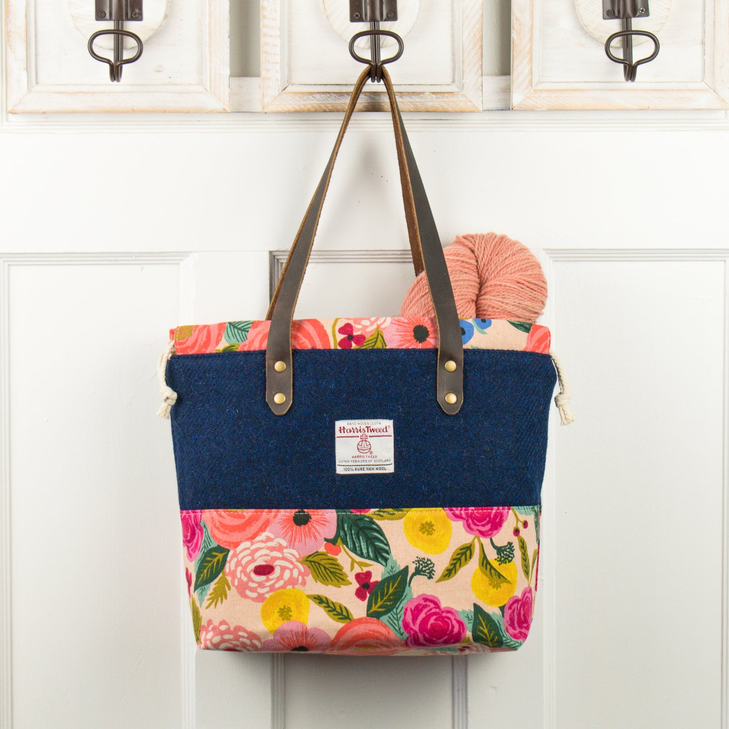 Navy/English Garden - READY TO SHIP