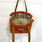 Orange Check Harris Tweed® Project Bag - READY TO SHIP