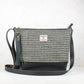 Double Zip Bonny Bag - Black/White Houndstooth