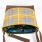 Bonny Bag - Mustard/Blue Check - READY TO SHIP