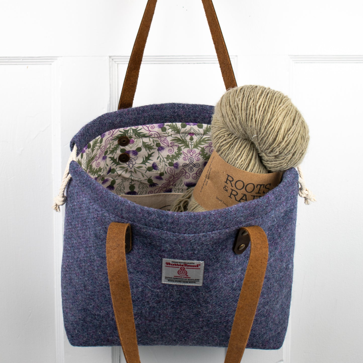 Light Purple Harris Tweed® Project Bag