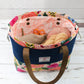 Navy/English Garden - READY TO SHIP