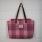 Market Tote - Pink Plaid